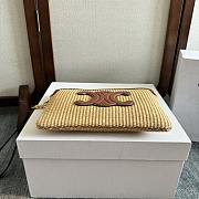 Okify Celine Raffia Pouch 25x17.5cm - 4