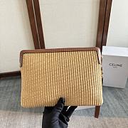 Okify Celine Raffia Pouch 25x17.5cm - 2