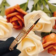 Okify Cartier Rose Gold Bracelet With Diamonds - 5