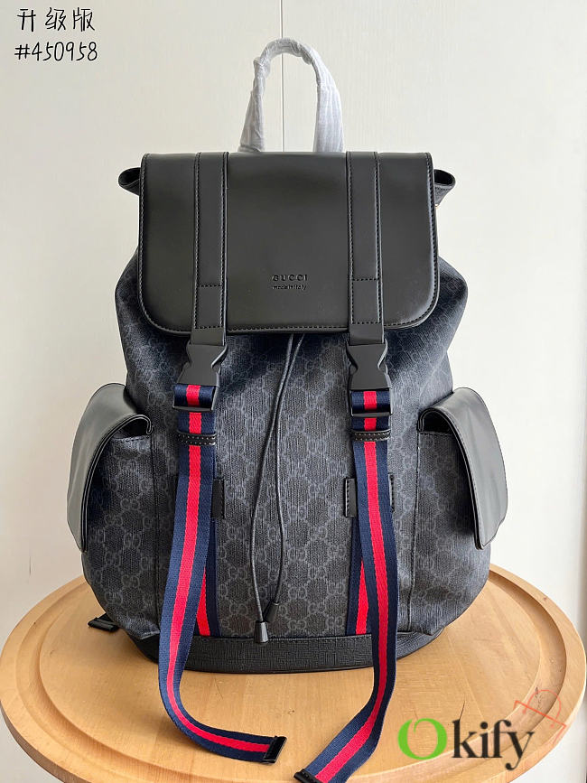 Okify Gucci Soft GG Supreme Backpack 450958 42x34x16cm - 1