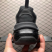 Okify Balenciaga Triple S Black Sneakers 29651 (has big size) - 6