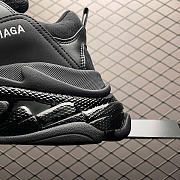 Okify Balenciaga Triple S Black Sneakers 29651 (has big size) - 2