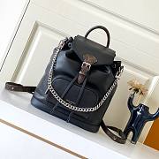 Okify Louis Vuitton Montsouris PM Backpack M12587 30x28x18cm  - 1