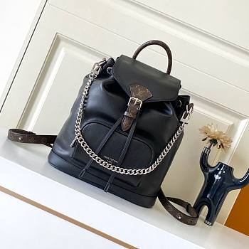 Okify Louis Vuitton Montsouris PM Backpack M12587 30x28x18cm 