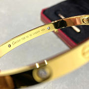 Okify Cartier Love Gold Bracelet With 4 Diamonds 6.1mm - 2