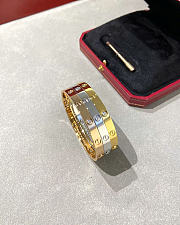 Okify Cartier Love Gold Bracelet With 4 Diamonds 6.1mm - 6