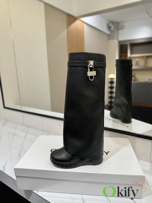 Okify Givenchy Women Black High Boots 29653 - 1