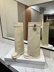 Okify Givenchy Women White High Boots 29654 - 2