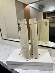 Okify Givenchy Women White High Boots 29654 - 3