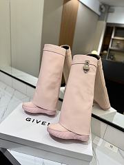 Okify Givenchy Women Pink High Boots 29655 - 2
