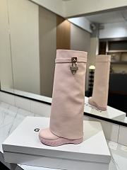 Okify Givenchy Women Pink High Boots 29655 - 1