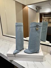 Okify Givenchy Woman Denim High Boots 8.5cm 29658 - 3