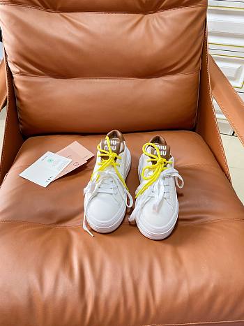 Okify MiuMiu White Women Sneakers 29661