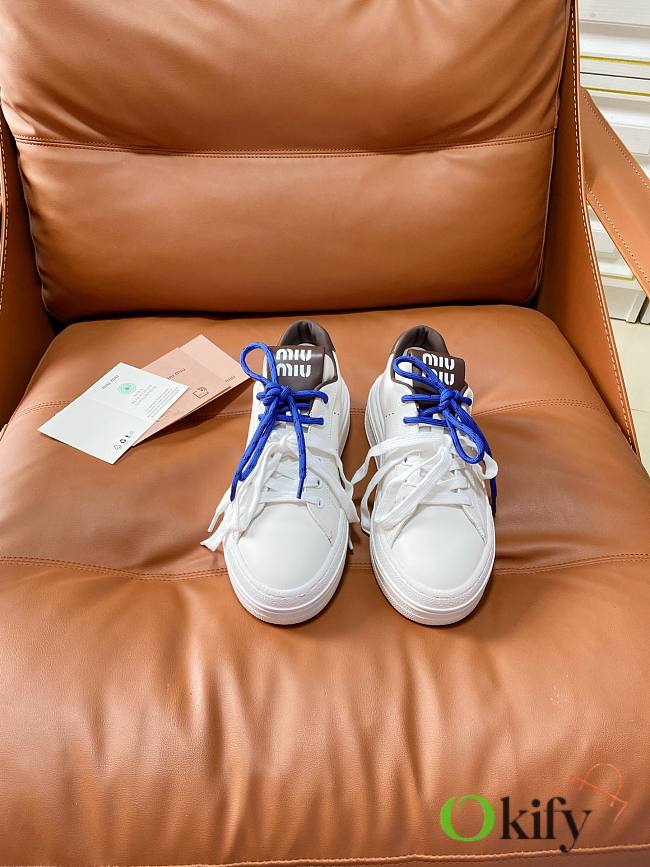 Okify MiuMiu White Women Sneakers 29664  - 1