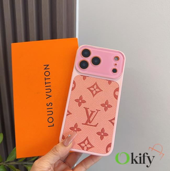 Okify Louis Vuitton Pink Phone Case 29666 - 1