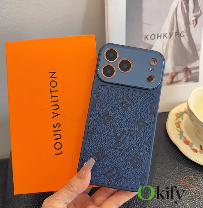 Okify Louis Vuitton Dark Blue Phone Case 29667 - 1