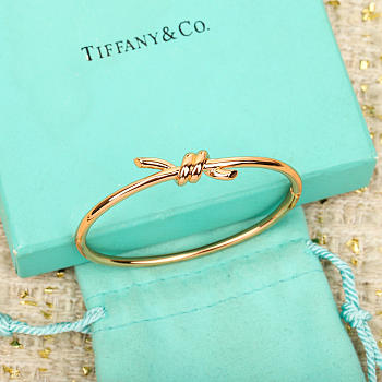 Okify Tiffany Rose Gold Knot Bracelet 