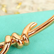 Okify Tiffany Rose Gold Knot Bracelet  - 5