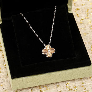 Okify VCA Silver Necklace Gold