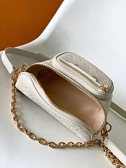 Okify Louis Vuitton Mini Bumbag White M82208 17x12x9cm - 3
