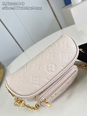 Okify Louis Vuitton Mini Bumbag Cream M82208 17x12x9cm - 3