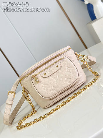 Okify Louis Vuitton Mini Bumbag Cream M82208 17x12x9cm