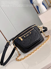Okify Louis Vuitton Mini Bumbag Black M82208 17x12x9cm - 1