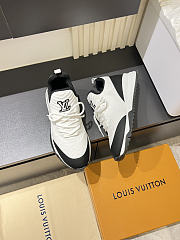 Okify Louis Vuitton Run Away Black And White Men Sneakers (has big size) - 5