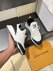 Okify Louis Vuitton Run Away Black And White Men Sneakers (has big size) - 4