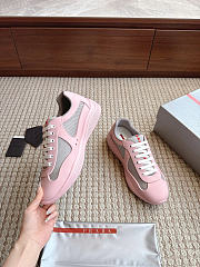 Okify Prada America Cup Pink Unisex Sneakers  - 5