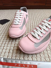 Okify Prada America Cup Pink Unisex Sneakers  - 2