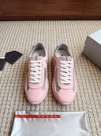 Okify Prada America Cup Pink Unisex Sneakers 