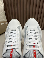 Okify Prada America Cup White Unisex Sneakers (has big size) - 6