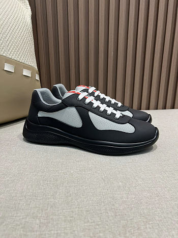 Okify Prada America Cup Black Unisex Sneakers (has big size)