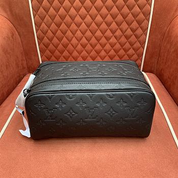 Okify Louis Vuitton Dopp Kit Bag Black M12645 28x15x16.5cm