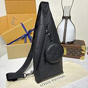 Okify Louis Vuitton Duo Slingbag Black M21890 20x42x6cm - 6