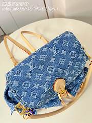 Okify Louis Vuitton Montsouris Cargo Denim Bag/Backpack M27330 32x30x16cm - 6