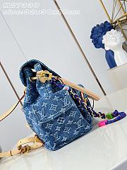 Okify Louis Vuitton Montsouris Cargo Denim Bag/Backpack M27330 32x30x16cm - 5