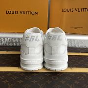 Okify Louis Vuitton Trainer White Sneakers Unisex - 6