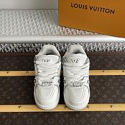 Okify Louis Vuitton Trainer Gray Sneakers Unisex - 3