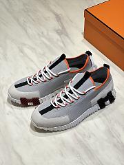Okify Hermes Bouncing Gray Men Sneakers 29710 (has big size) - 1