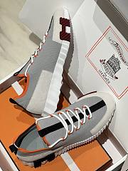 Okify Hermes Bouncing Gray Men Sneakers 29710 (has big size) - 6