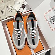 Okify Hermes Bouncing Gray Men Sneakers 29710 (has big size) - 2