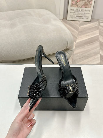Okify YSL Black High Heels 9cm 29718
