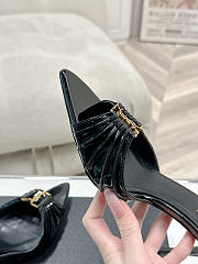 Okify YSL Black High Heels 9cm 29718 - 6