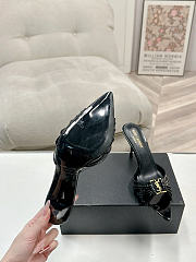 Okify YSL Black High Heels 9cm 29718 - 2
