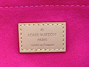Okify Louis Vuitton Speedy Bag Denim Pink M95214 30x17x15cm - 2
