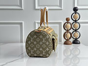 Okify Louis Vuitton Speedy Bag Denim Green M95215 30x17x15cm - 6