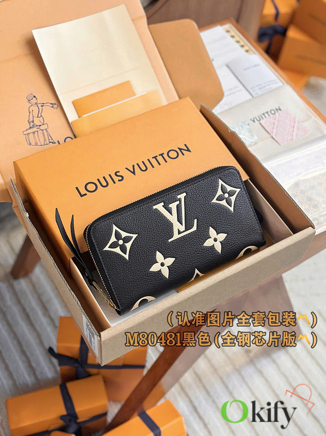 Okify Louis Vuitton Black Long Wallet M80481 19.5x10.5x2.5cm - 1