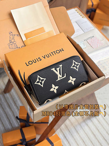 Okify Louis Vuitton Black Long Wallet M80481 19.5x10.5x2.5cm